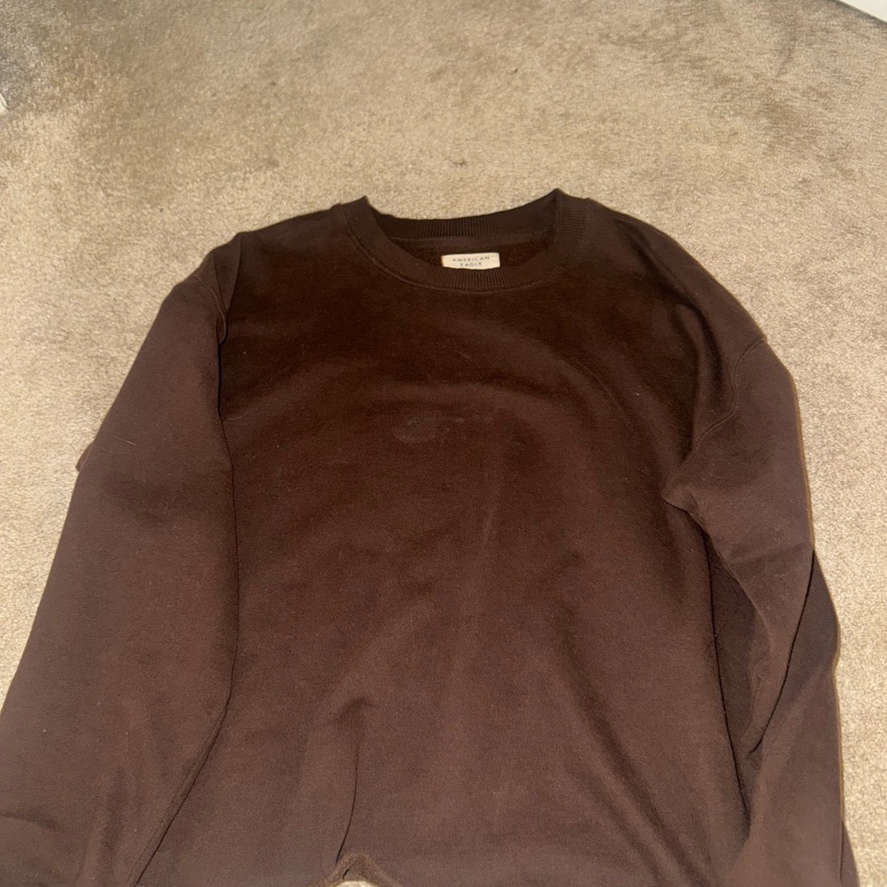 American Eagle Outfitters Chocolate Brown Sweatshirt